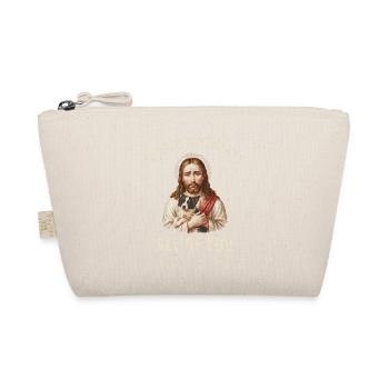 Disappointments Jesus mit Border Collie - Bio-Täschchen - Natur - Vorne