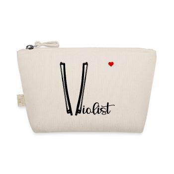 Love Violist - Bio-Täschchen - Natur - Vorne
