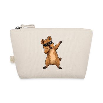 Dabbing-Quokka - Bio-Täschchen - Natur - Vorne