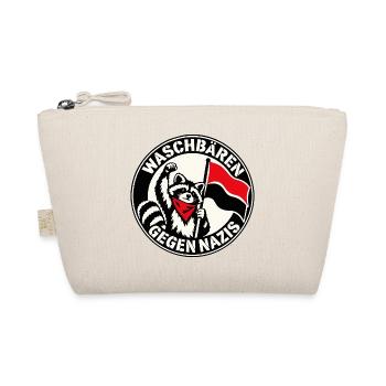 Waschbären gegen Nazis - Antifaschistische Aktion - Bio-Täschchen - Natur - Vorne