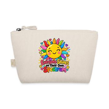 Sonnenstrahl Spectrum Farben - Bio-Täschchen - Natur - Vorne