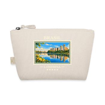 Brasilien Londrina Vintage Reisemarke - Bio-Täschchen - Natur - Vorne