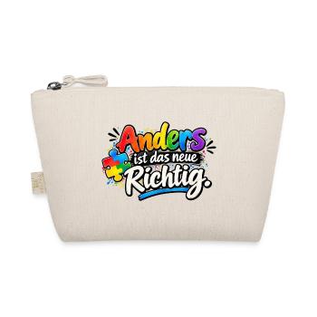 Anders ist das neue Richtig – Regenbogen Puzzle - Bio-Täschchen - Natur - Vorne