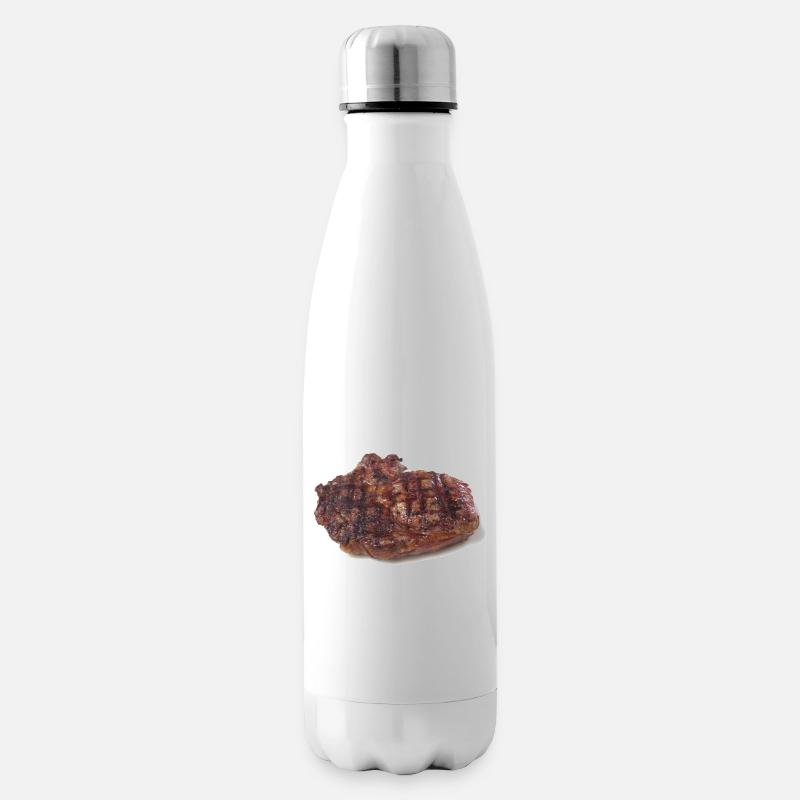 Steak - Isolierflasche - Weiß