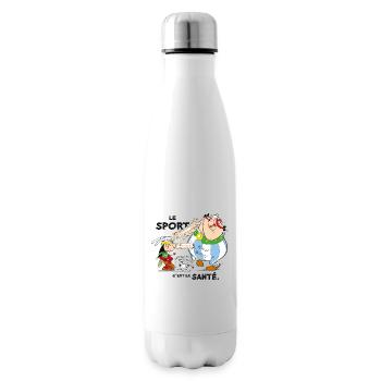 Asterix und Obelix – Sport ist Gesundheit - Isolierflasche - Weiß - Rechts