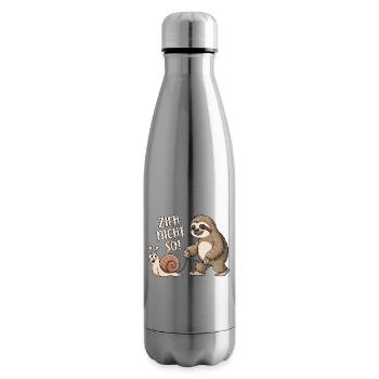 Zieh nicht so - Schnecke und Faultier - Isolierflasche - Lightsilver - Rechts
