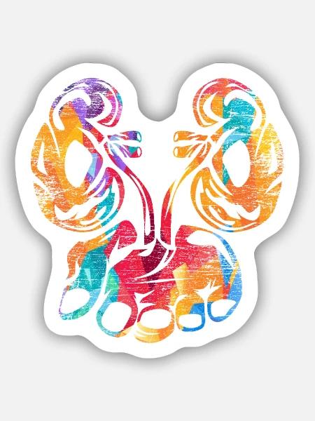 Fachkundiger Urologe Praxisalltag - Sticker Größe S (10 x 10 cm) - Mattweiß