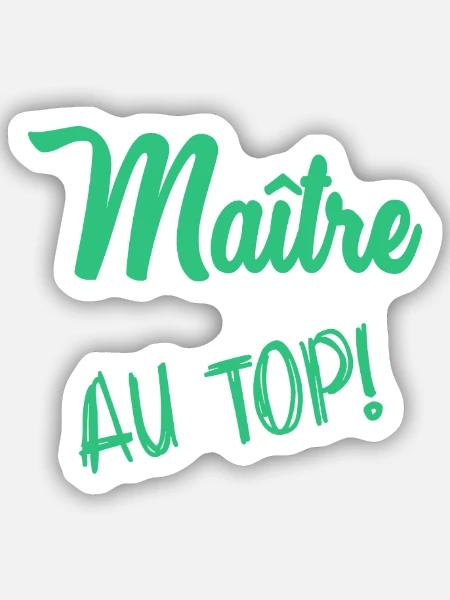 - Sticker size S (10 x 10 cm) - white matte