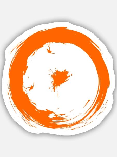 Astronomische Symbole Sonne - Sticker Größe S (10 x 10 cm) - Mattweiß