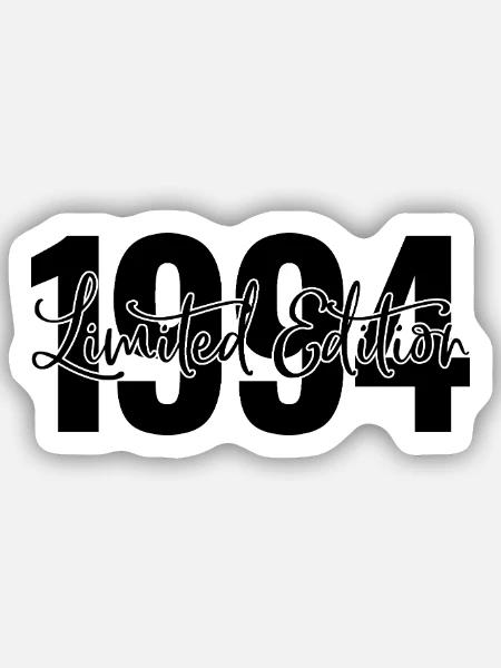 Limited edition 1994 - Sticker Größe S (10 x 10 cm) - Mattweiß