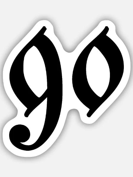  - Sticker taille S (10 x 10 cm) - blanc mat