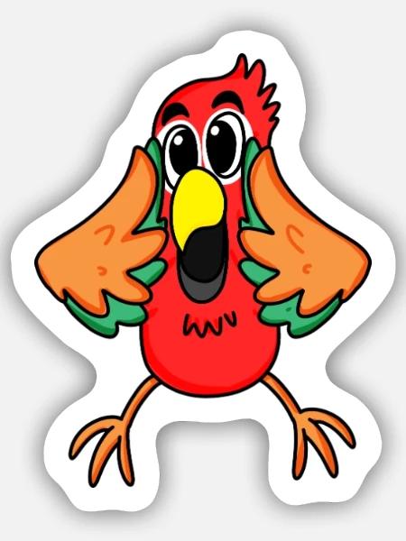  - Sticker size S (10 x 10 cm) - white matte