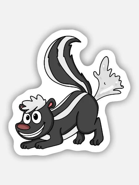  - Sticker size S (10 x 10 cm) - white matte