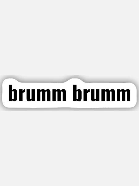 - Sticker size S (10 x 10 cm) - white matte