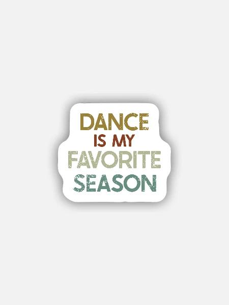 Tanzen Tänzer Spruch - Sticker Größe S (10 x 10 cm) - Mattweiß