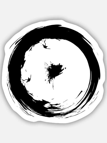 Astronomische Symbole Sonne Symbol Design - Sticker Größe S (10 x 10 cm) - Mattweiß