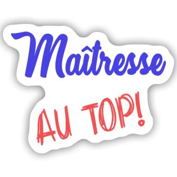 GELIEBTE - Sticker Größe S (10 x 10 cm) - Mattweiß - Vorne