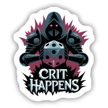 Kritisches Kriterium passiert - Sticker Größe S (10 x 10 cm) - Mattweiß - Vorne
