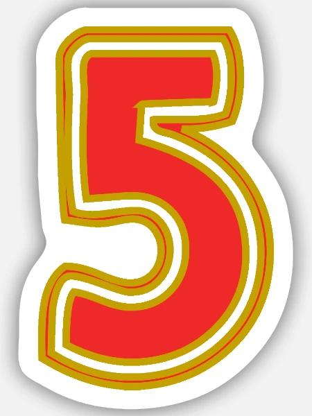 5 - Sticker taille S (10 x 10 cm) - blanc mat