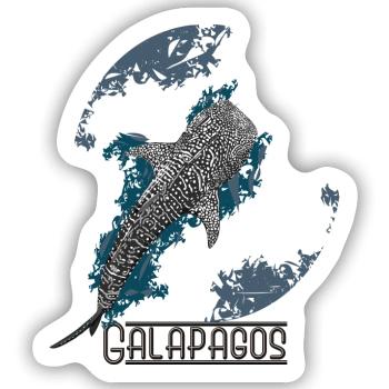 Walhai der Galapagos-Inseln - Sticker Größe S (10 x 10 cm) - Mattweiß - Vorne