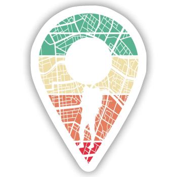Schatzsuche GPS Schnitzeljagd Cacher Cache - Sticker Größe S (10 x 10 cm) - Mattweiß - Vorne