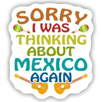 Mexiko Mexikaner - Sticker Größe S (10 x 10 cm) - Mattweiß - Vorne