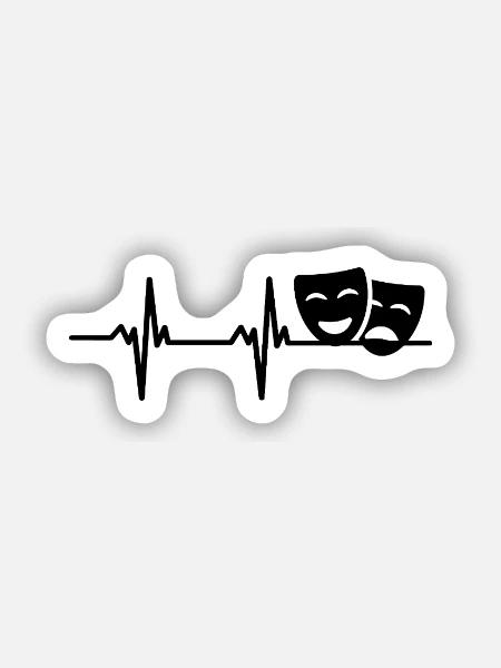 - Sticker size S (10 x 10 cm) - white matte
