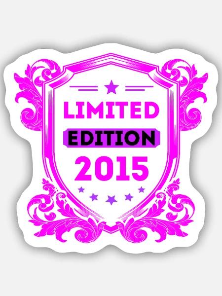 2015 - Sticker Größe S (10 x 10 cm) - Mattweiß