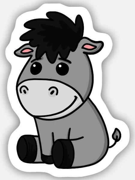  - Sticker taille S (10 x 10 cm) - blanc mat