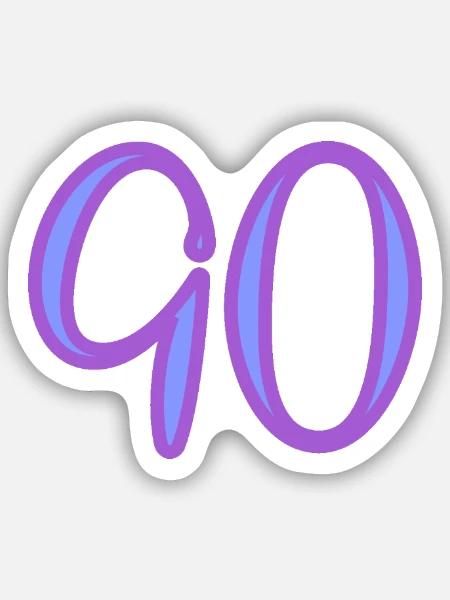  - Sticker size S (10 x 10 cm) - white matte
