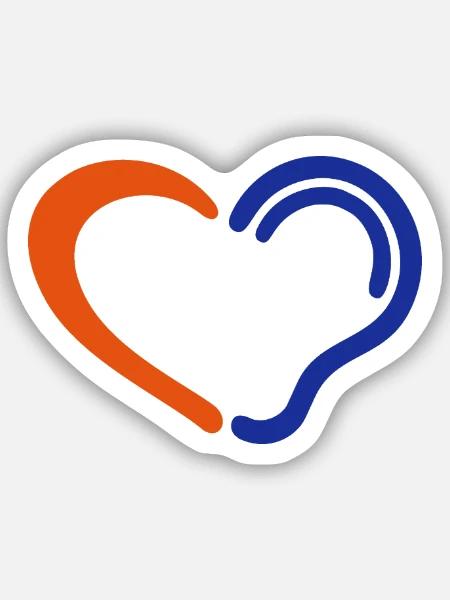 Löschen. Hörgeschädigtes, Gehörlose, eingeschränktes Hörvermögen. - Sticker Größe S (10 x 10 cm) - Mattweiß