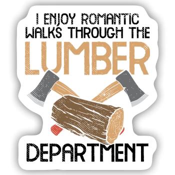 Holzfäller Waldarbeiter - Sticker Größe S (10 x 10 cm) - Mattweiß - Vorne