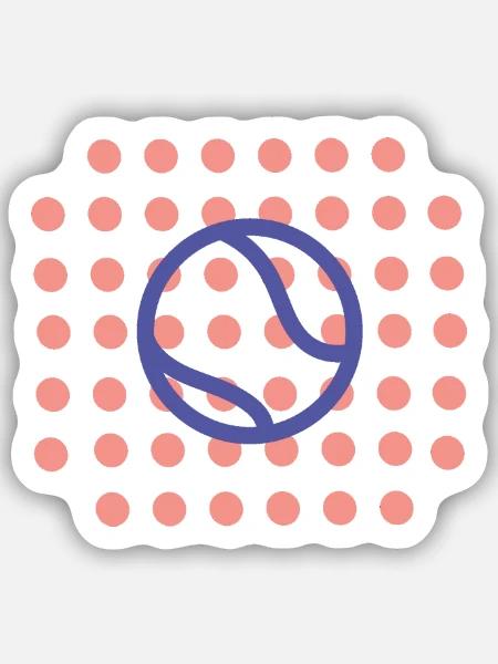 Padel Spieler Padel-Tennis Padelverein Paddle - Sticker Größe S (10 x 10 cm) - Mattweiß
