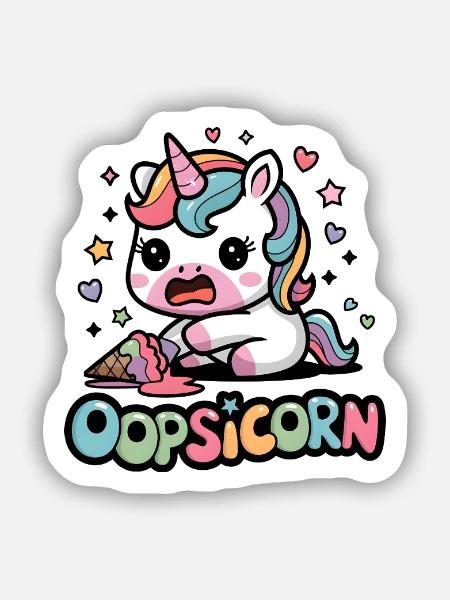 - Sticker taille S (10 x 10 cm) - blanc mat