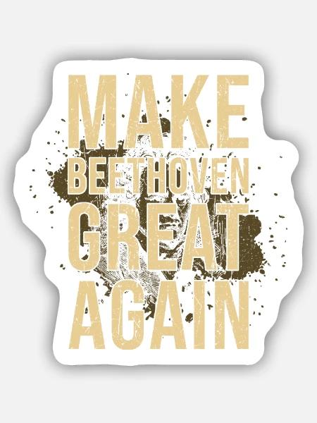 - Sticker size S (10 x 10 cm) - white matte
