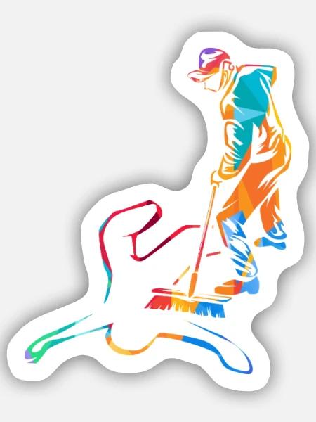 Unerschrockener Tatortreiniger Einsatz - Sticker Größe S (10 x 10 cm) - Mattweiß