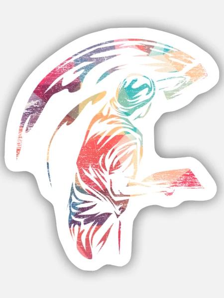 Kunstvoller Stuckateur Fassadenputz - Sticker Größe S (10 x 10 cm) - Mattweiß