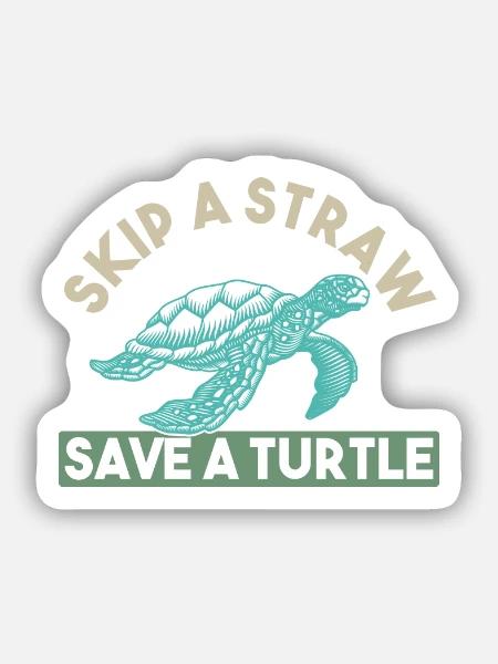 Meer Plastik Plastikverschmutzung - Sticker Größe S (10 x 10 cm) - Mattweiß