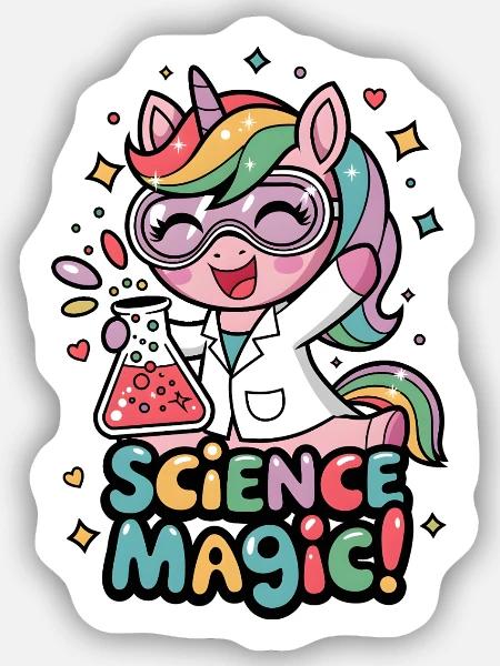 - Sticker size S (10 x 10 cm) - white matte