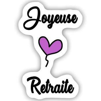 KOLLEGE. ANFANGEN. RUHESTAND - Sticker Größe S (10 x 10 cm) - Mattweiß - Vorne