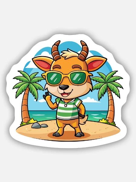 - Sticker size S (10 x 10 cm) - white matte