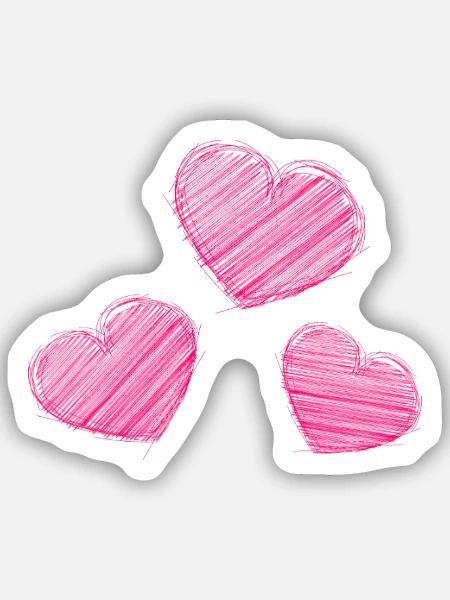 RUHESTAND. ALLES GUTE FÜR DEN RUHESTAND. ALLES GUTE FÜR DEN RUHESTAND. HERZ - Sticker Größe S (10 x 10 cm) - Mattweiß