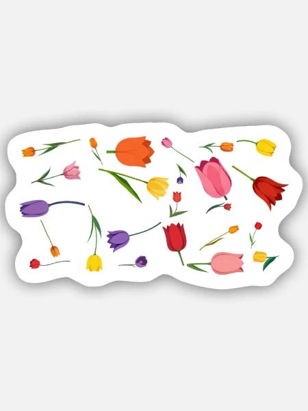  - Sticker size S (10 x 10 cm) - white matte