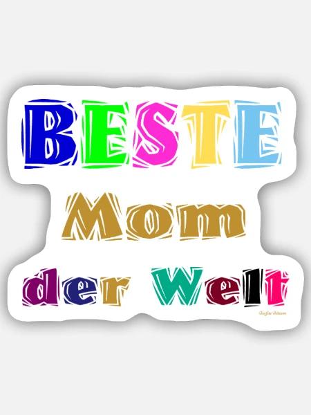 - Sticker Größe S (10 x 10 cm) - Mattweiß