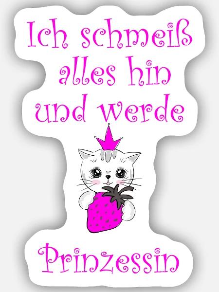 - Sticker Größe S (10 x 10 cm) - Mattweiß