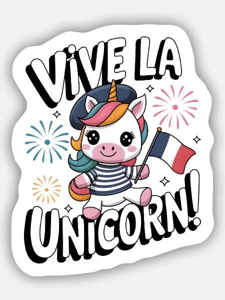 - Sticker taille S (10 x 10 cm) - blanc mat