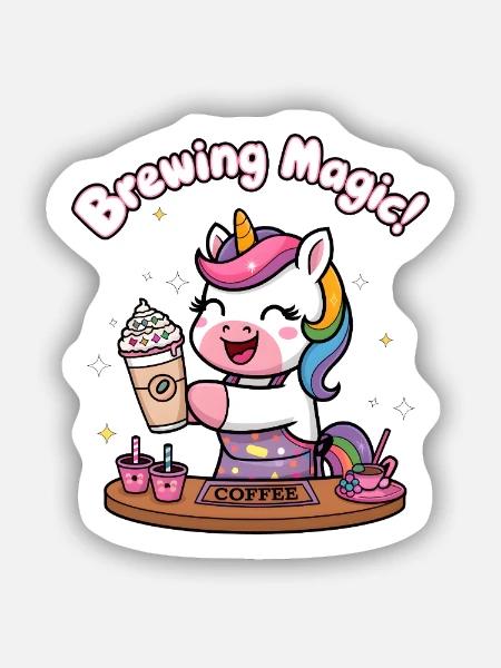 - Sticker size S (10 x 10 cm) - white matte