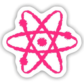 Wissenschaft Symbol - Sticker Größe S (10 x 10 cm) - Mattweiß - Vorne