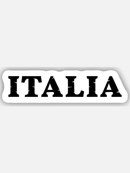 italia - Sticker Größe S (10 x 10 cm) - Mattweiß
