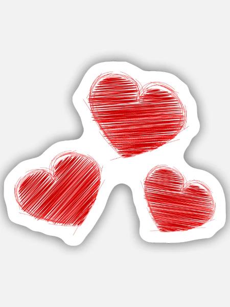 RUHESTAND. ALLES GUTE FÜR DEN RUHESTAND. ALLES GUTE FÜR DEN RUHESTAND. HERZ - Sticker Größe S (10 x 10 cm) - Mattweiß